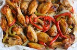 Gigi's Fire Roasted Wings with Onions & Long Hots