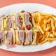 Club Sandwich with Fries & Drink