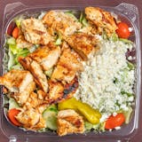 Grilled Chicken on Greek Salad