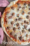 Meatball Pizza