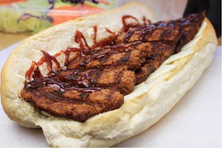 Boneless BBQ Ribs Grinder