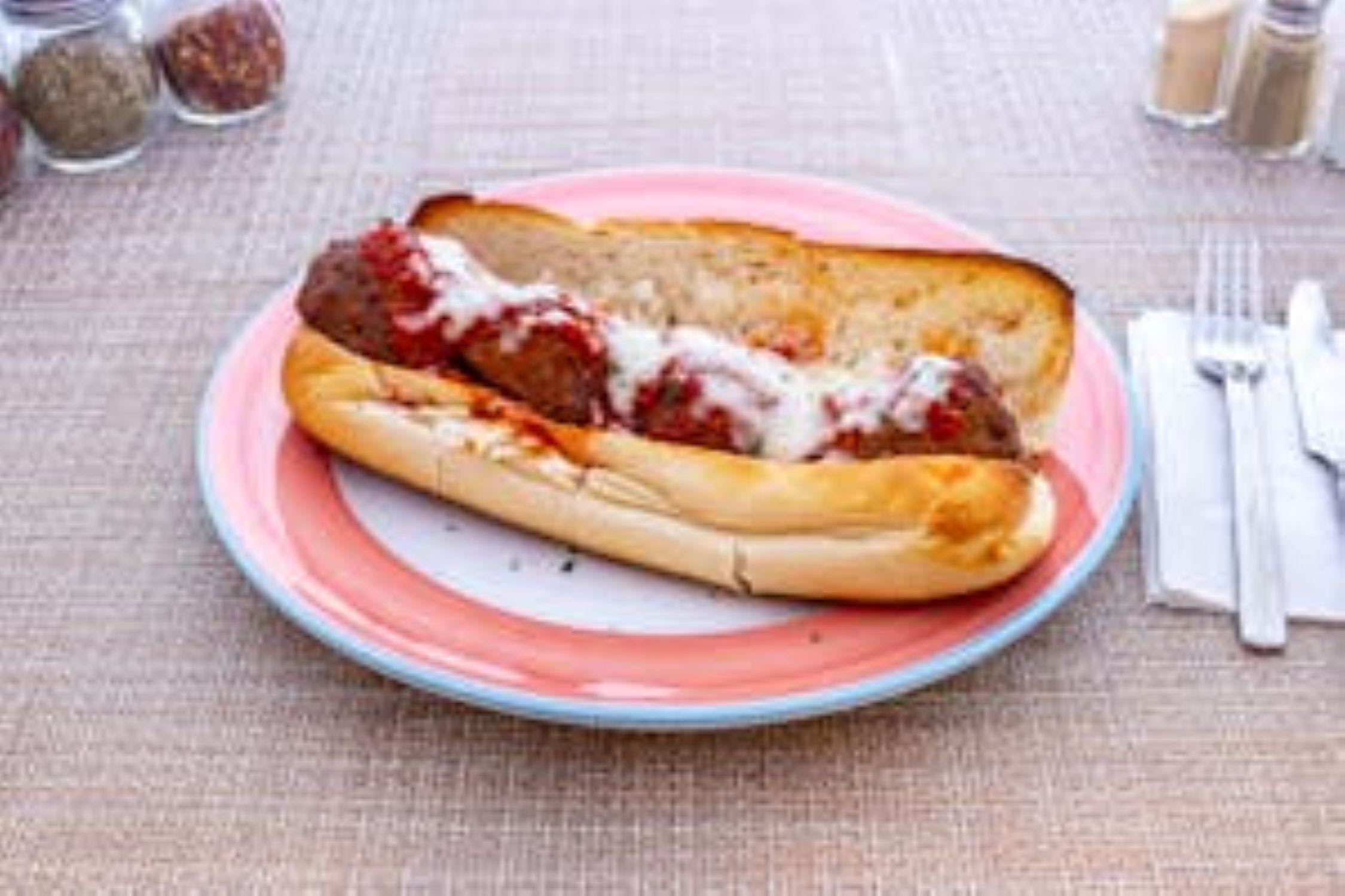 Meatball Parmigiana Hero