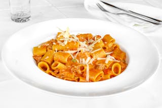 Rigatoni with Hot Sausage