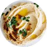 Hummus with Tandoori Naan