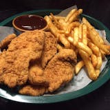 Homemade Breaded Chicken Tenders with Fries