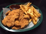 Homemade Breaded Chicken Tenders with Fries