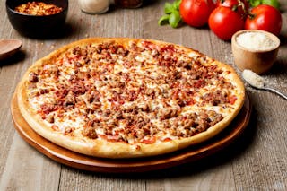 Six Meat Pizza