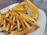 Tuna Melt and fries