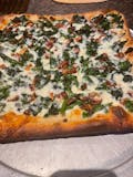 Broccoli Rabe & Sun Dried Tomatoes Square Pizza