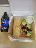 Any Wrap, Fries or Salad & Bottled Drink Lunch