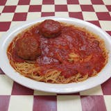 Angel Hair Spaghetti with Meatball