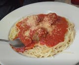 Spaghetti with Three Meatballs