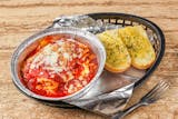 5. Lasagna with Garlic Bread Lunch