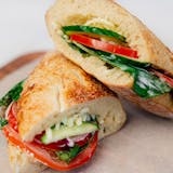 Vegetable Basil Ranch with Provolone Sandwich