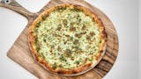 New York Style Thin Crust Pesto Pizza