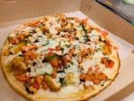 Gluten Free Chicken Bacon Bruschetta Ranch Pizza