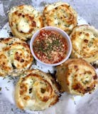 Cheesy Garlic Pinwheels