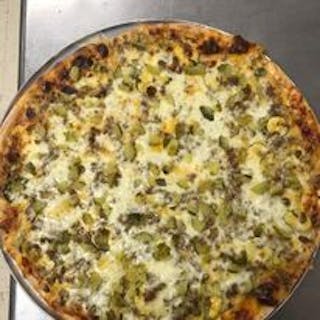 Bacon Cheeseburger Pizza