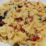 Pasta with Bacon & Olives
