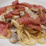 Pasta with Mushrooms & Prosciutto