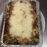 Pasta with Chicken Cutlet and marinara sauce