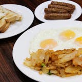 Three Eggs Any Style with Sausage Link Breakfast
