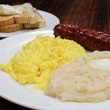 Three Eggs Any Style with Beef Sausage Breakfast