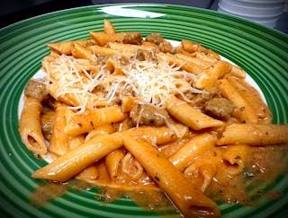 Penne A La Vodka with Italian Sausage