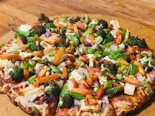 Tofu & Broccoli Pizza