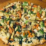 Vegan Okie-Dokie Spinach & Chicken Artichoke Pizza