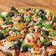 Gluten Free Vegan Tofu & Broccoli Pizza