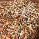 Indian Style Chili Chicken Pizza