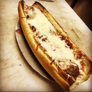 Meatball Parmigiana Sandwich
