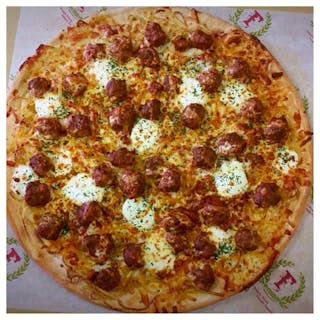 Nonni's Meatball Pizza