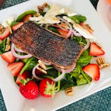 Blackened Salmon & Strawberry Salad