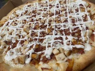 Chicken Bacon Ranch Pizza