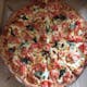 White Pizza with Tomato, Garlic & Basil