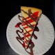 New York Style Strawberry Drizzle Cheesecake