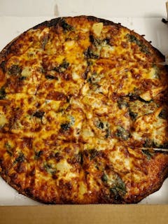 Thin Crust BBQ Chicken Pizza