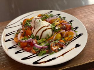 Caprese with Burrata Mozzarella