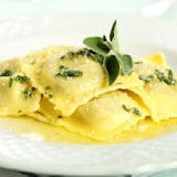 Ravioli In Butter, Sage & Parmigiano Cheese Sauce