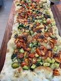 Schiacciatina Olives, Zucchine & Cherry Tomato Pizza Slice