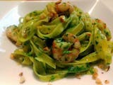 Fettuccine Pesto & Shrimp Sauce Catering