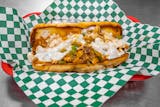 Chicken Tikka Cheese Steak Sub