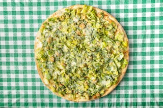 Grilled Chicken Caesar Salad Pizza