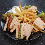 1. Turkey & Bacon Club Sandwich