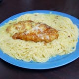 Chicken Francese Pasta Lunch