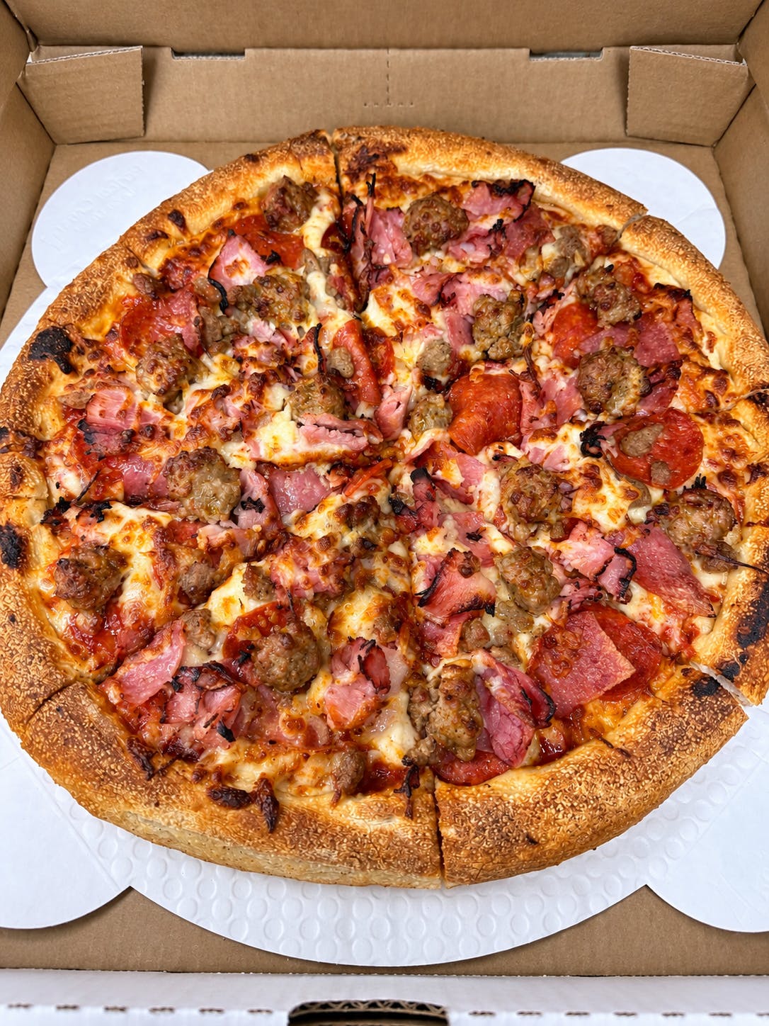 All Meats Pizza