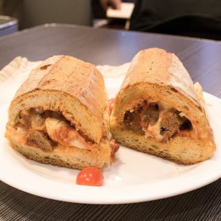 Meatball Parmigiana Sandwich