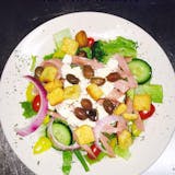 Greek Salad with Ham